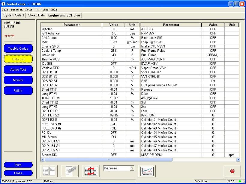 Mini VCI software Display 3