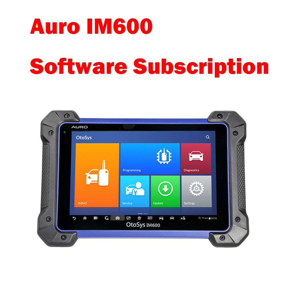 1 Year Software Subscription for Auro OtoSys IM600 Diagnostic Key Programming and ECU Coding Tool