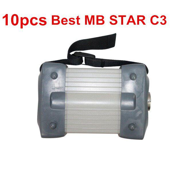 10pcs best quality MB Star C3 pro Mercedes - Benz camiones y coches actualizados a 2014.09