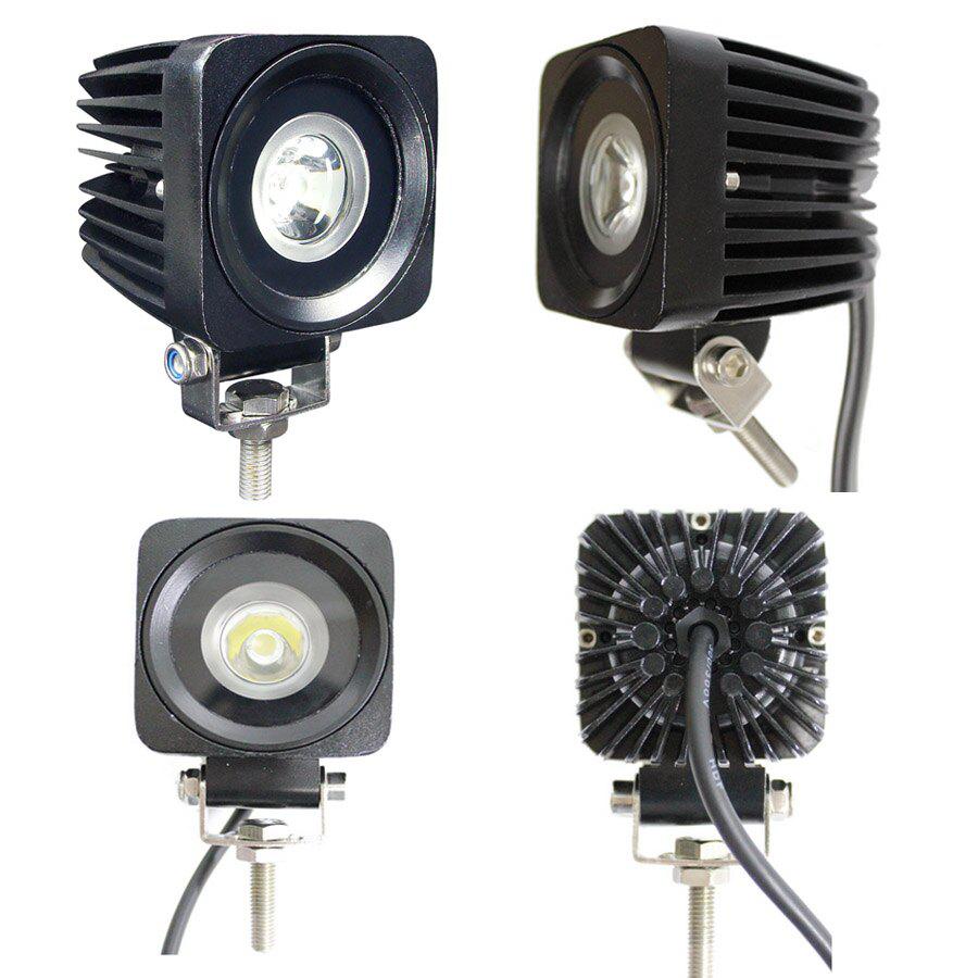 Focos de 10w / luces de trabajo LED de inundación jeep todoterreno ip67 12v 24v