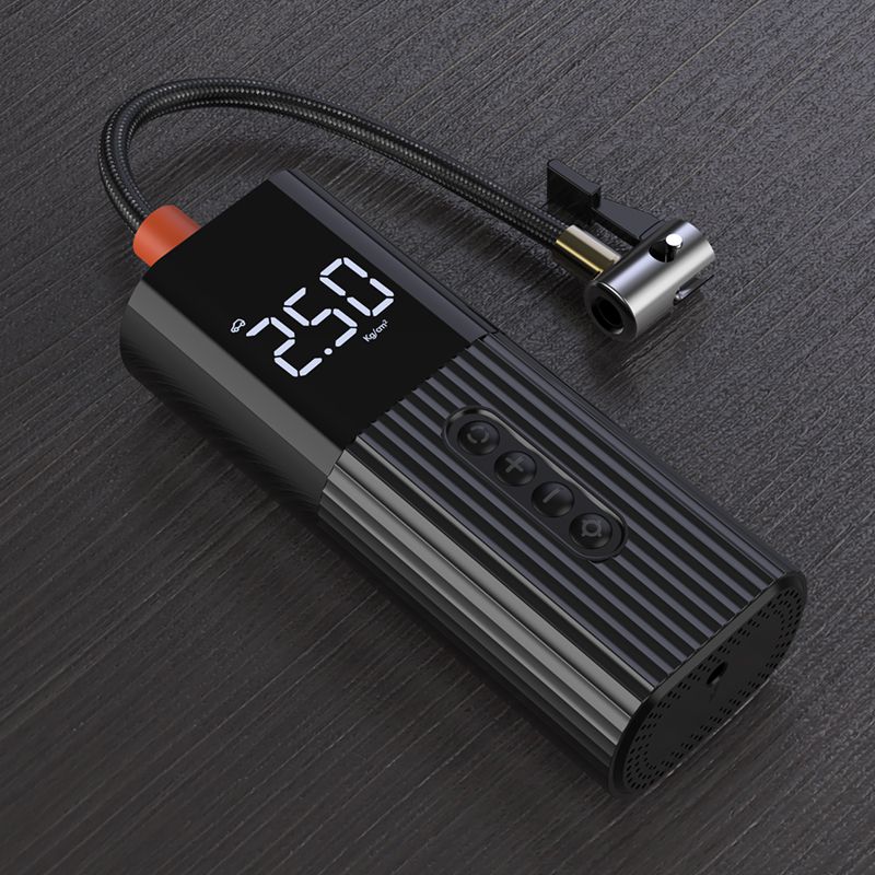 New Inflatable Pump Mini Portable Air Compressor with LED Lighting Tyre Inflator 12V 150PSI Wire Air Pump for Car Bicycle balls