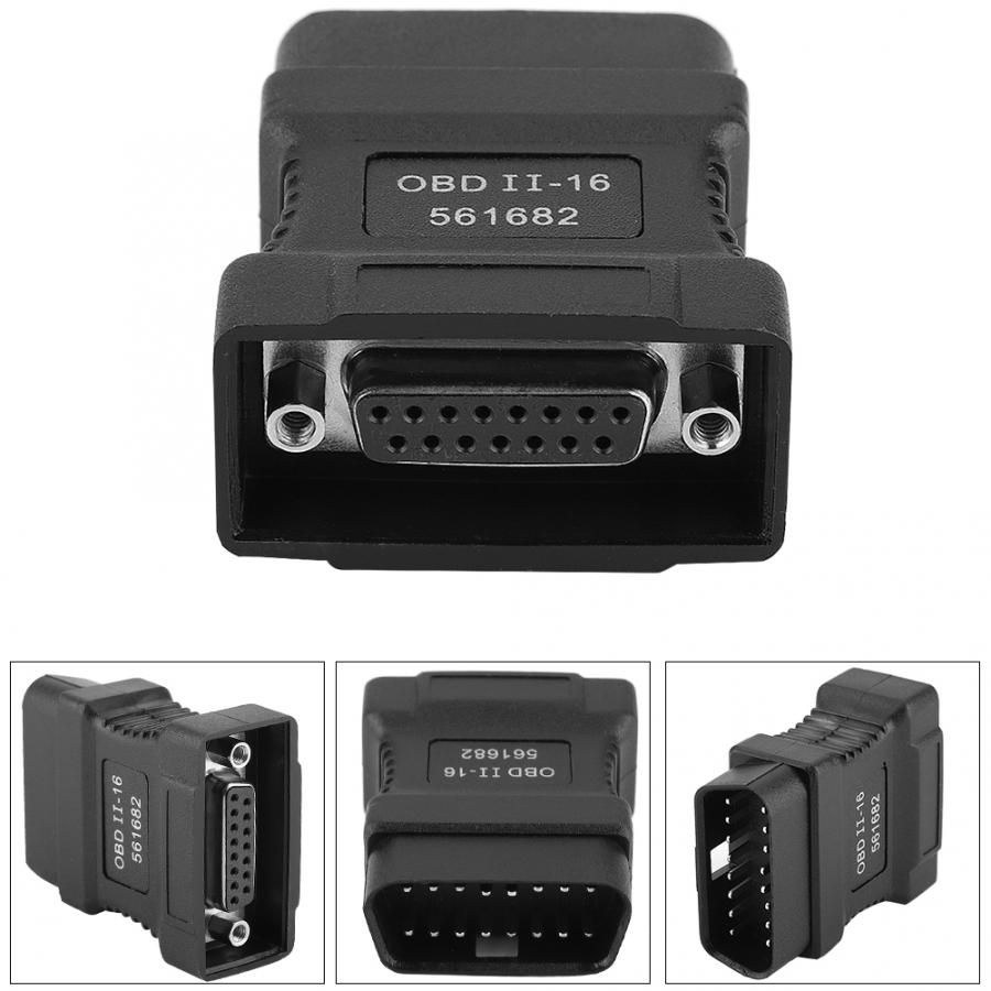 Conector obd2 - 16 para decodificador a bordo de cable obd2 de 16 Pines para diagnóstico de vehículos para enchufe para conector oboss v30 dk80