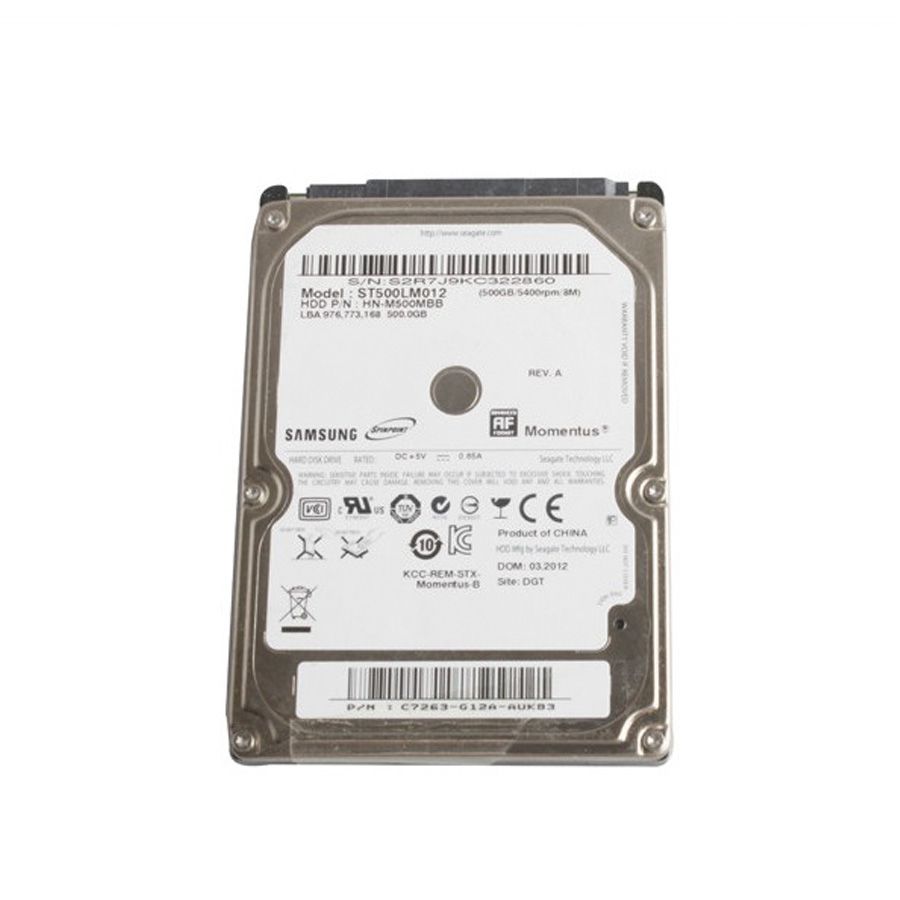 1TB Hard Drive with V2022.12 BENZ Xentry BMW ISTA-D 4.32.15 and ISTA-P 68.0.800 Software for VXDIAG Multi Tools