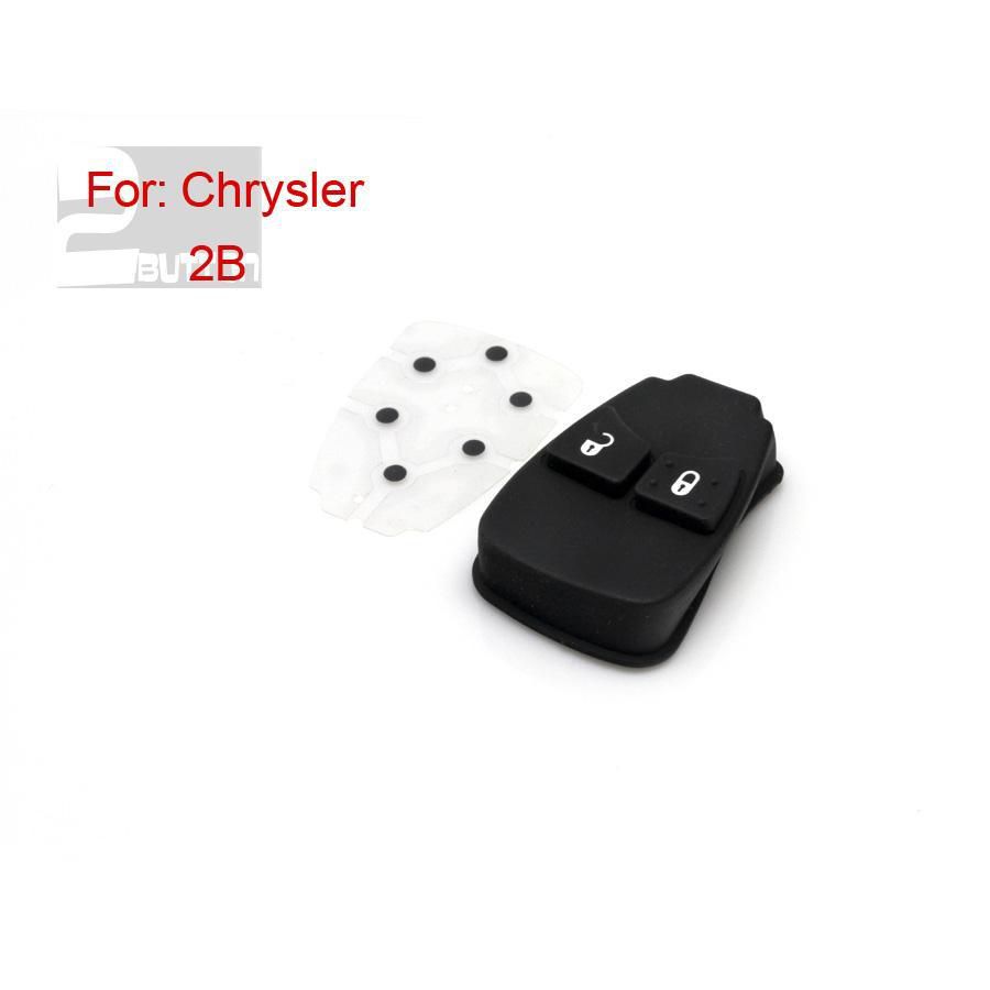 2 Button Rubber for Chrysler 5pcs/lot