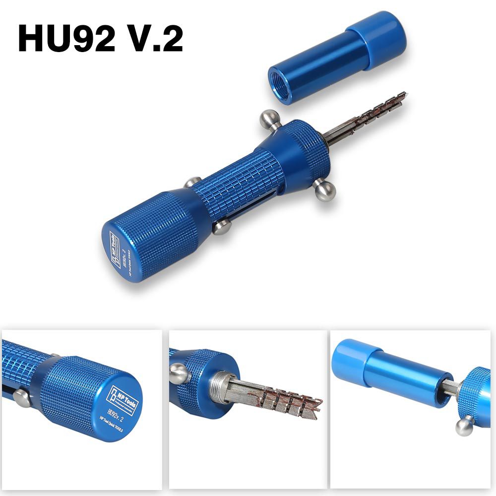 2 en 1 hu92 V.2 herramienta profesional de cerrador, adecuada para BMW hu92 herramienta de recogida de cerraduras y apertura rápida de decodificadores