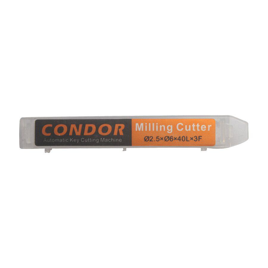 Fresadora xhorse 2,5 mm para cortadora de llaves Condor XC - mini Dolphin xp005 XC - 007 XC - 002