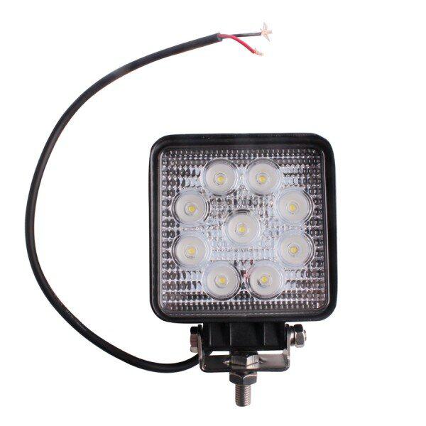 Luz de trabajo de inundación de 27w 12v / 24v luz SUV para camiones todoterreno 4x4 para buques