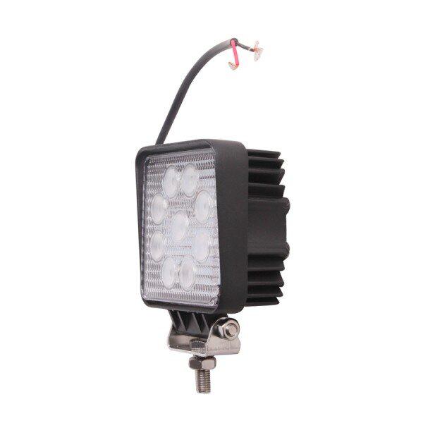 Luz de trabajo de inundación de 27w 12v / 24v luz SUV para camiones todoterreno 4x4 para buques