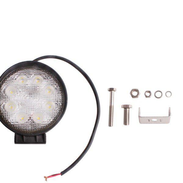 Dos luces de trabajo LED de inundación de 24w 12v 24v jeep de inundación todoterreno ip67