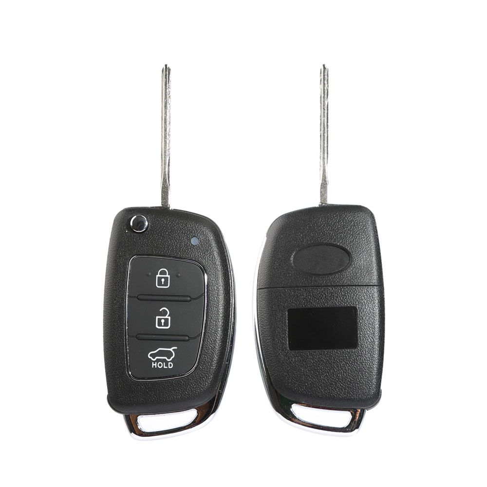 3 Button Flip Folding Remote Key Fob with ID46 Chip 433 MHZ For Hyundai i30 ix35