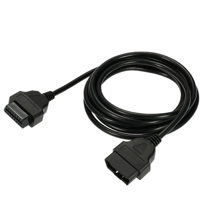 OBD - II obd2 16 agujas cable de extensión de diagnóstico macho - hembra 5m