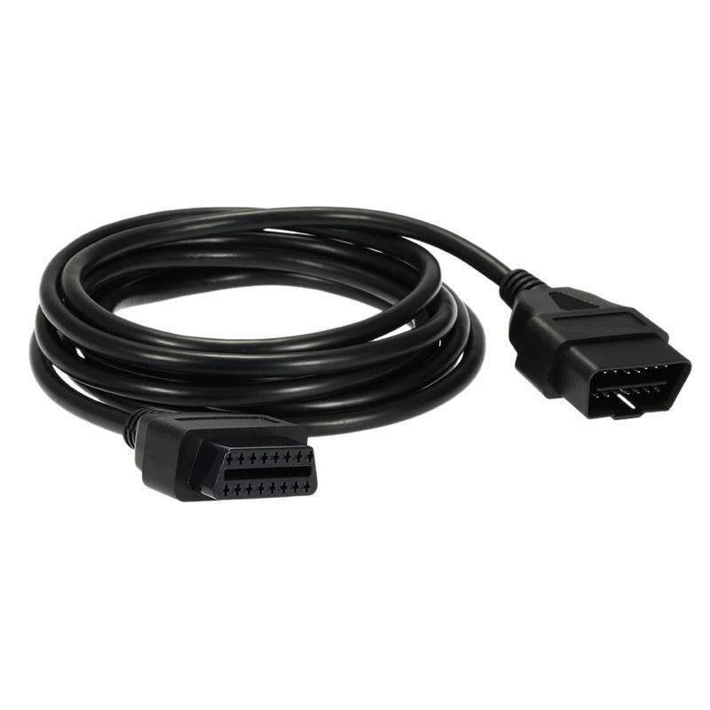 OBD - II obd2 16 agujas cable de extensión de diagnóstico macho - hembra 5m