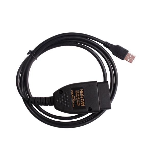 Promoción de la interfaz USB Hex del cable de diagnóstico de la versión alemana VAG com vcds 14.10 para volkswagen, audi, asientos, Skoda