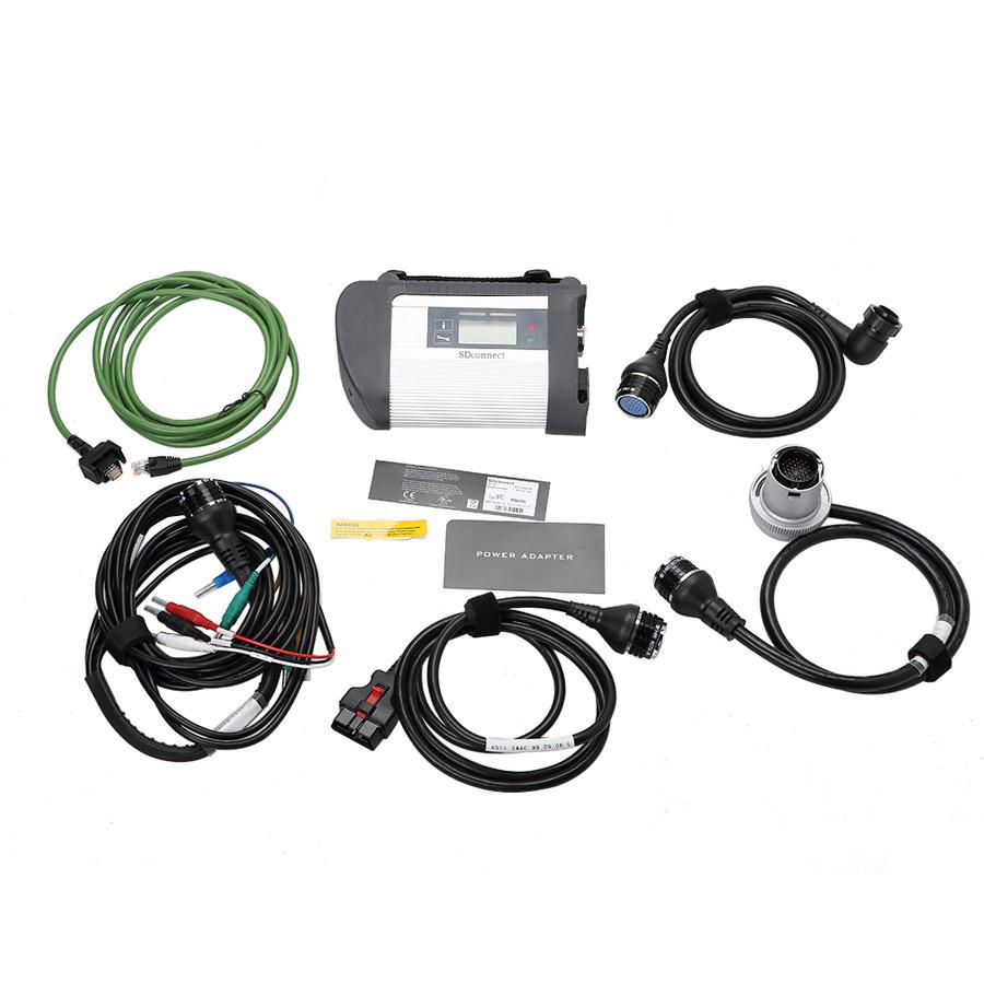 MB SD Connect Compact 4 2016.7 Star Diagnosis  for Cars and Trucks with WIFI and DELL D630 HDD Support Win 8