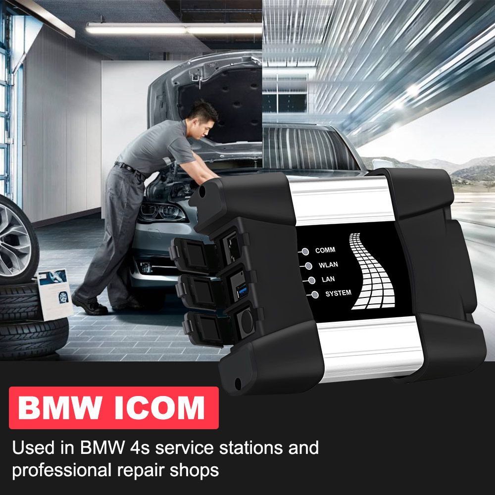 V2023.6 Best Quality WIFI BMW ICOM NEXT A + B + C NEW GENERATION Of ICOM A2 Installed on Lenovo X220 4GB Memory Ready to Use