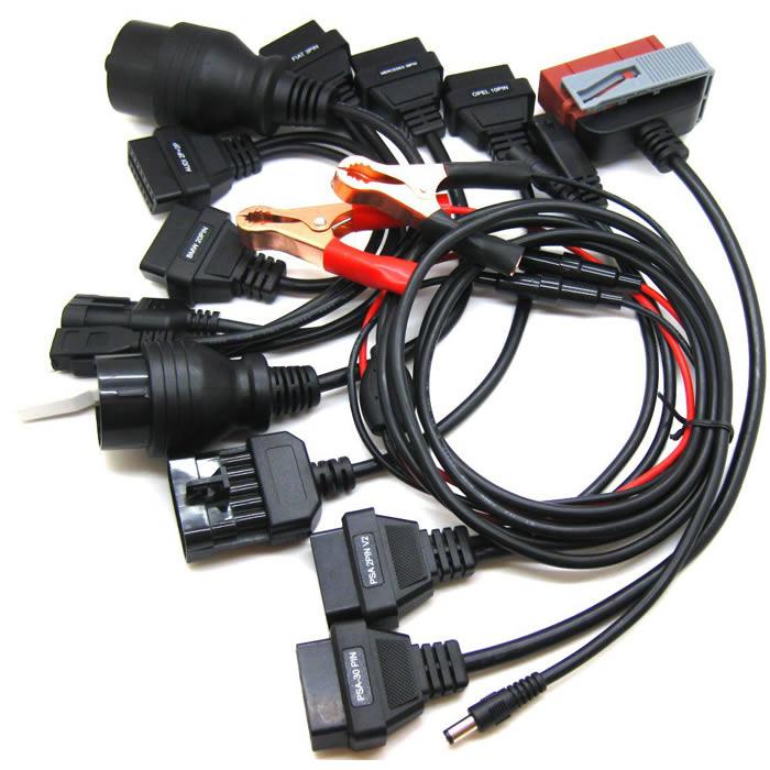 Ocho cables de diagnóstico de vehículos obd2 para multiliag TCS CDP + y ds150