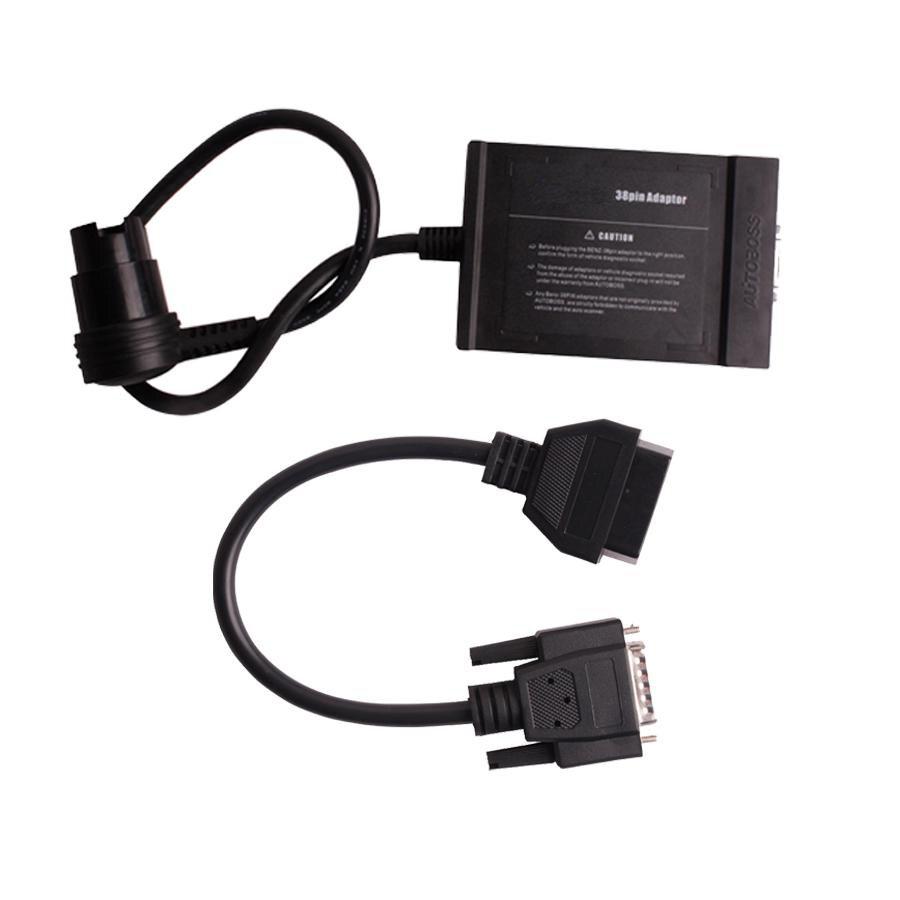 Adaptadores de 38 Pines para escáneres Benz VCS / autobos PC Max / autobboss v30