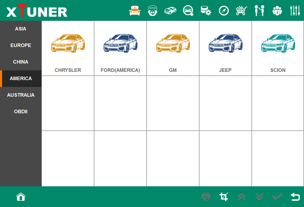 Nueva herramienta de diagnóstico OBDII inalámbrica xtuner E3 Windows 10