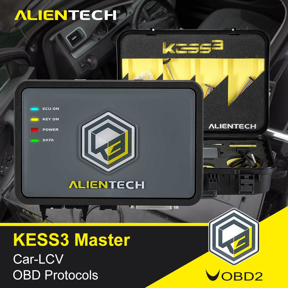 Original Alientech KESS V3 KESS3 Master Version ECU and TCU Programming Tool with Car OBD-Bench-Boot LCV Protocol Authorization