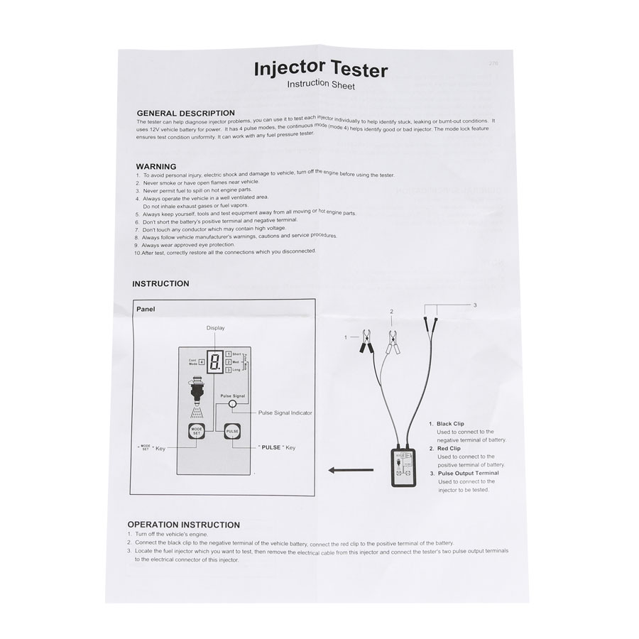 Todo - Sun Professional em276 inyectores Test 4 plus modes Powerful Fuel System Fault Diagnosis