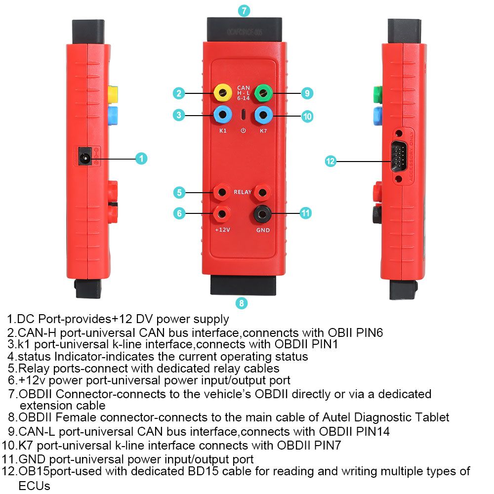 AUTEL G-BOX Tool for Mercedes Benz All Keys Lost Work with Autel MaxiIM IM608