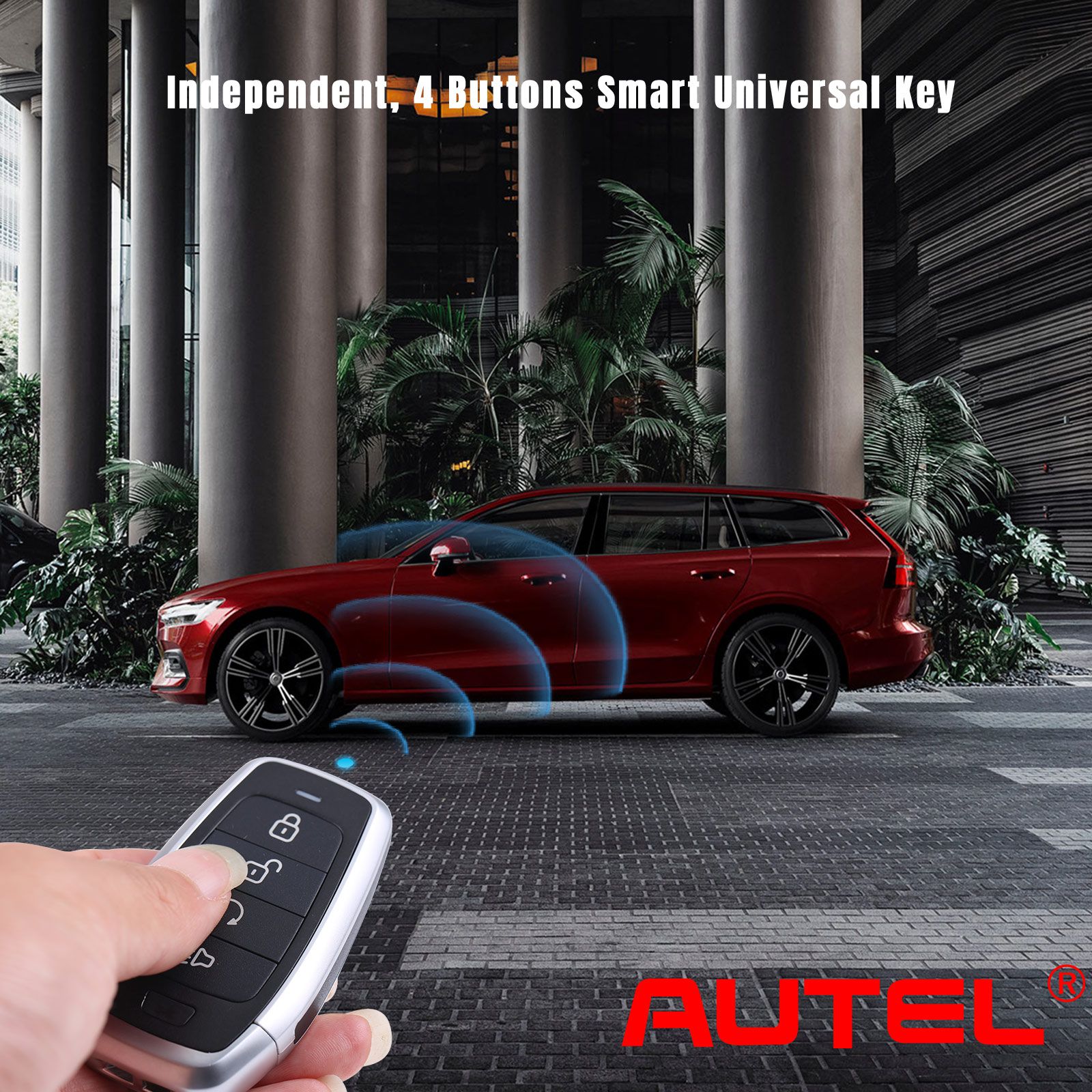 AUTEL IKEYAT004BL 4 Buttons Independent Universal Smart Key 5pcs/lot