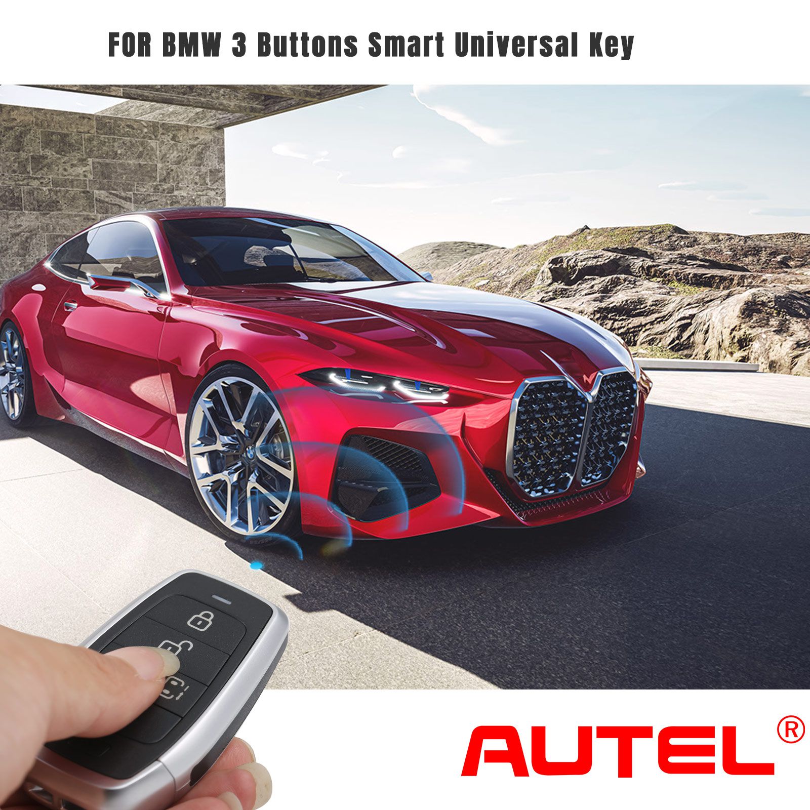 Autel ikeyat005cl5 botones clave inteligente universal independiente 5 piezas / lote