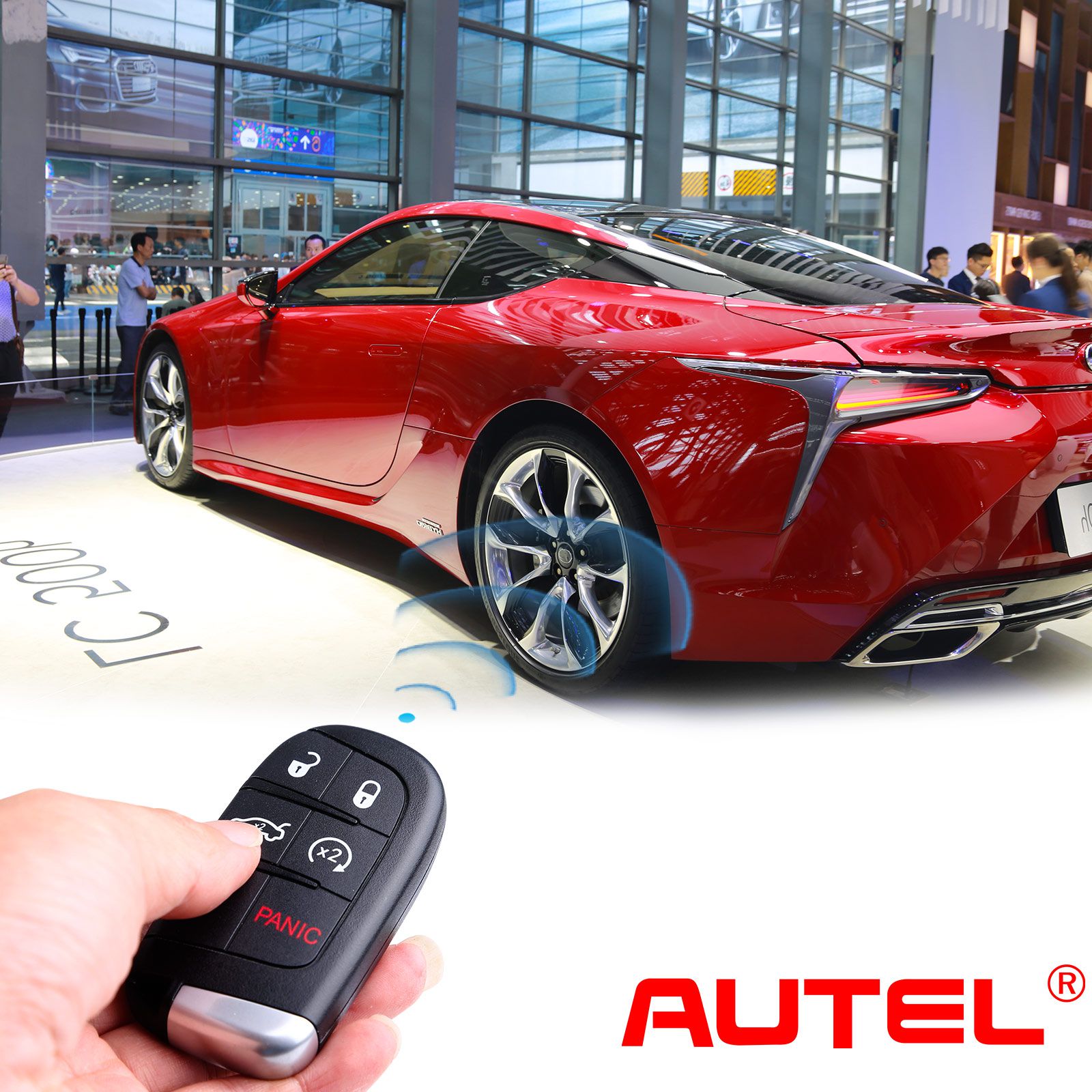 Autel ikeycl005al Chrysler 5 botones llave inteligente universal 5 piezas / lote