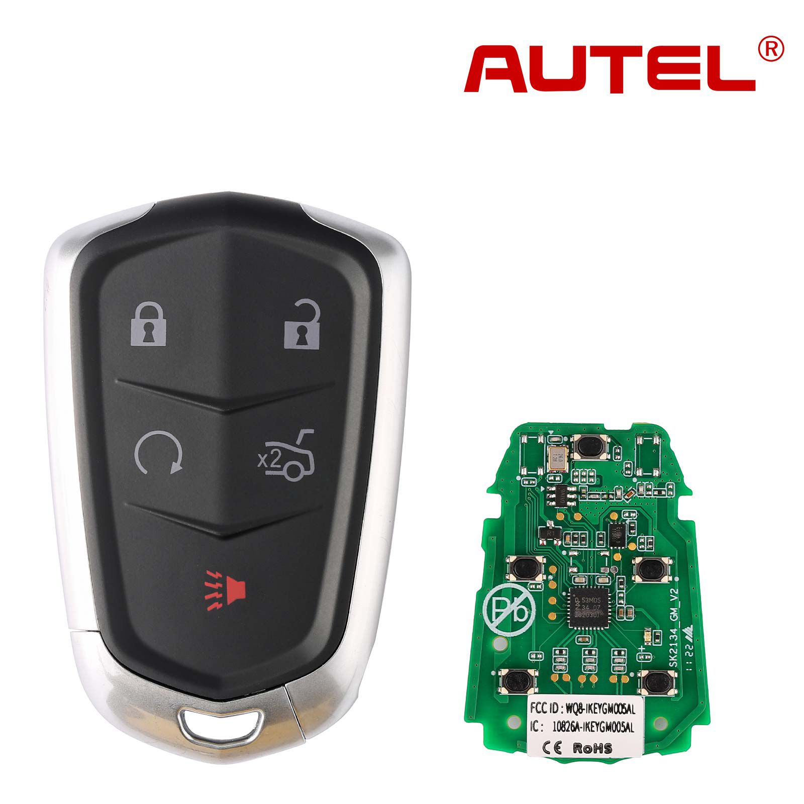 Autel ikeygm005al GM Cadillac 5 botones llave inteligente universal 5 piezas / lote