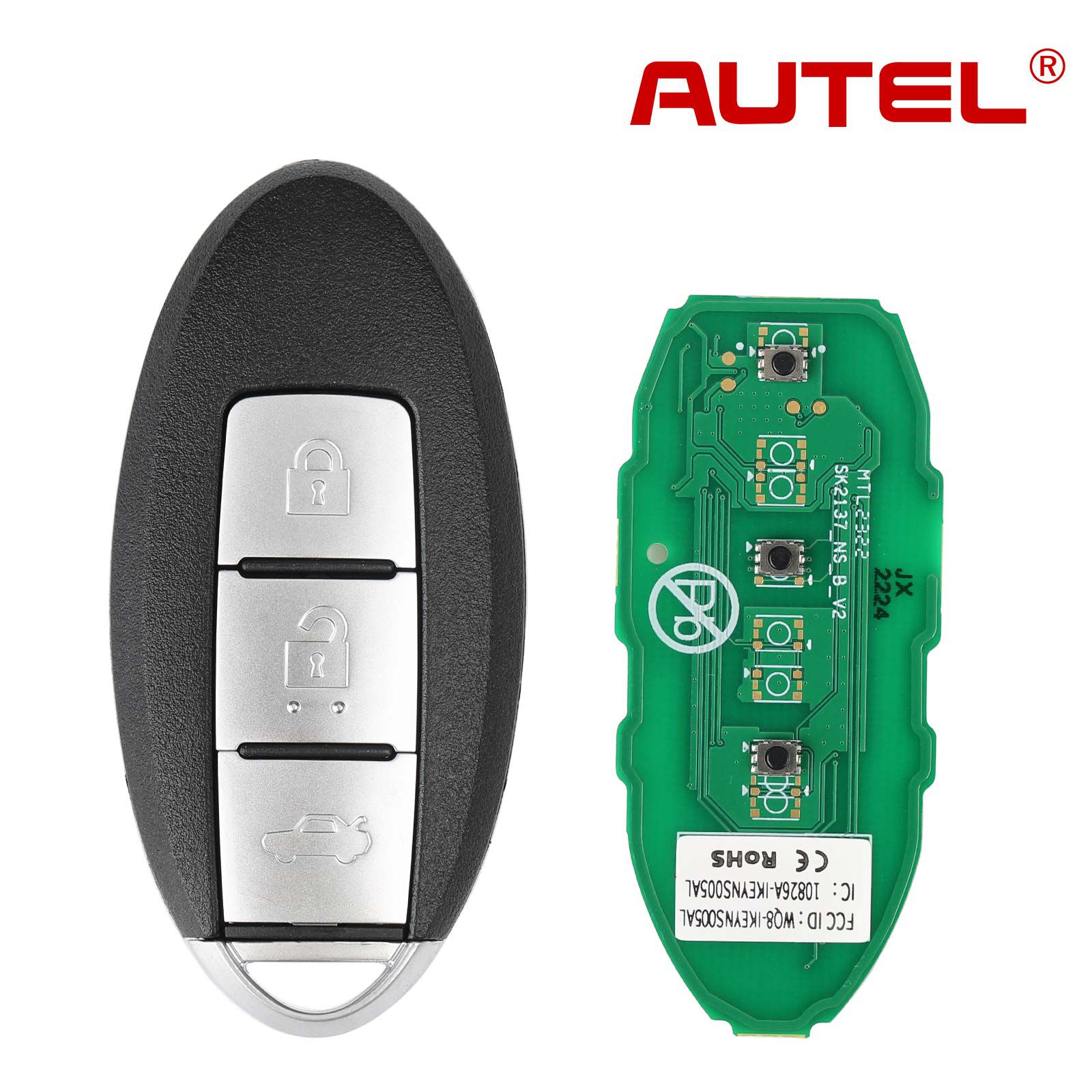 Autel ikeyns004al Nissan 3 botones llave inteligente universal 5 piezas / lote