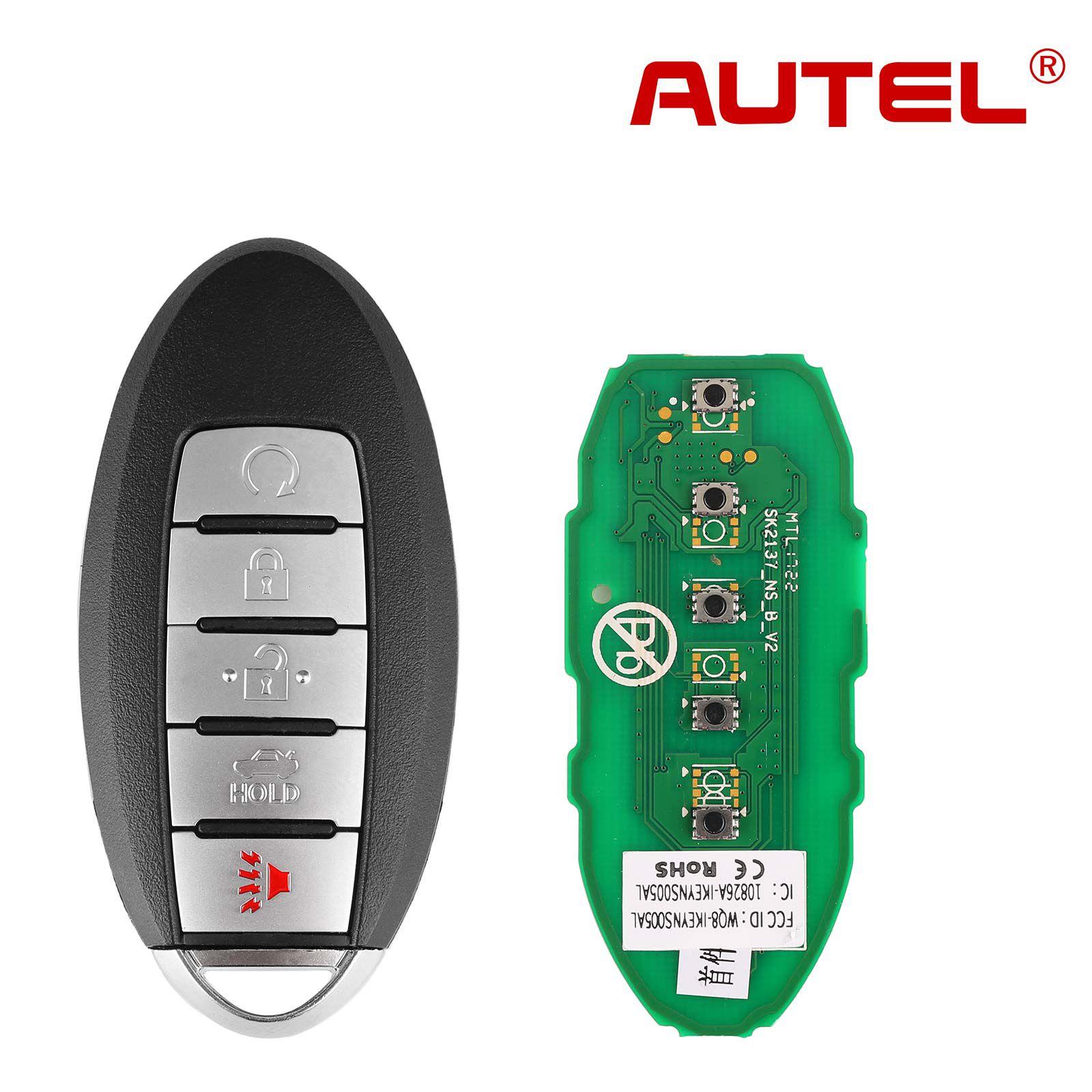 Autel ikeyns005al Nissan 5 botones llave inteligente universal 5 piezas / lote