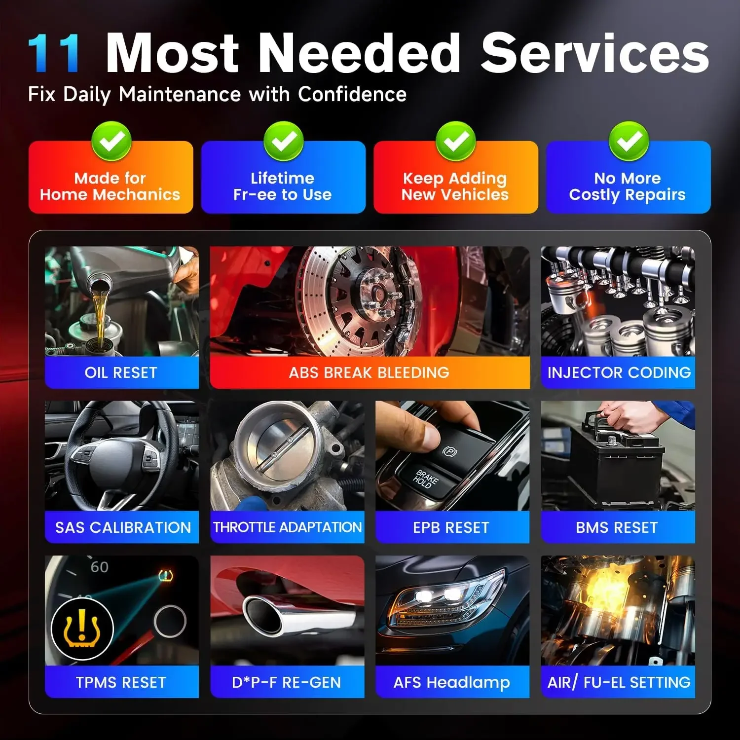 Autel MaxiDiag MD906 Pro Professional Scan Tool Enhanced Mode 6 Diagnostics All System AutoScan Support 11 Service Functions