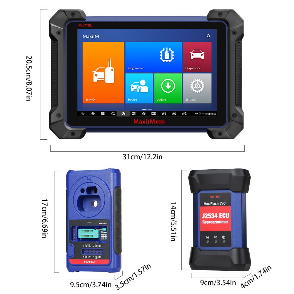 2022 original autoel Maxim im608 pro herramienta de programación y diagnóstico de teclas automáticas, con una versión actualizada de xp400 pro im608