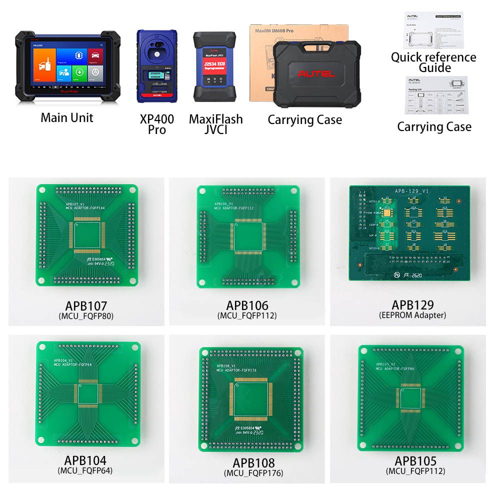 2022 original autoel Maxim im608 pro herramienta de programación y diagnóstico de teclas automáticas, con una versión actualizada de xp400 pro im608