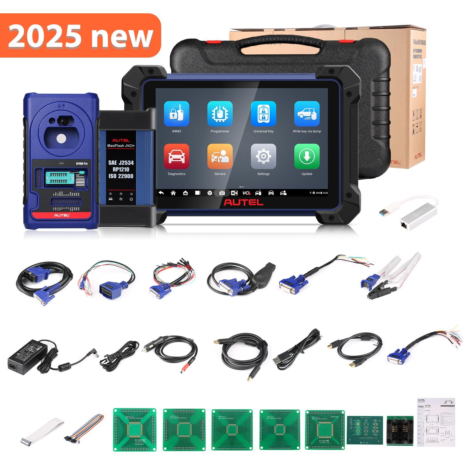 2025 Autel MaxiIM IM608 PRO II (IM608S II/ IM608 II) All-In-One Key Programming Tool Support All Key Lost With 2 Years Free Update