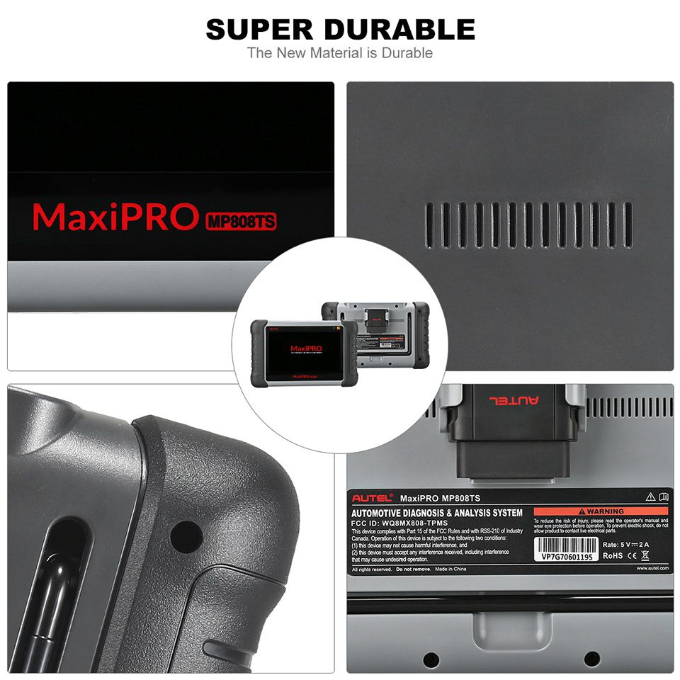 El escáner de diagnóstico de automóviles autoel maxipro mp808ts mp808z - TS mp808s - TS con función de servicio tpms y Bluetooth inalámbrico