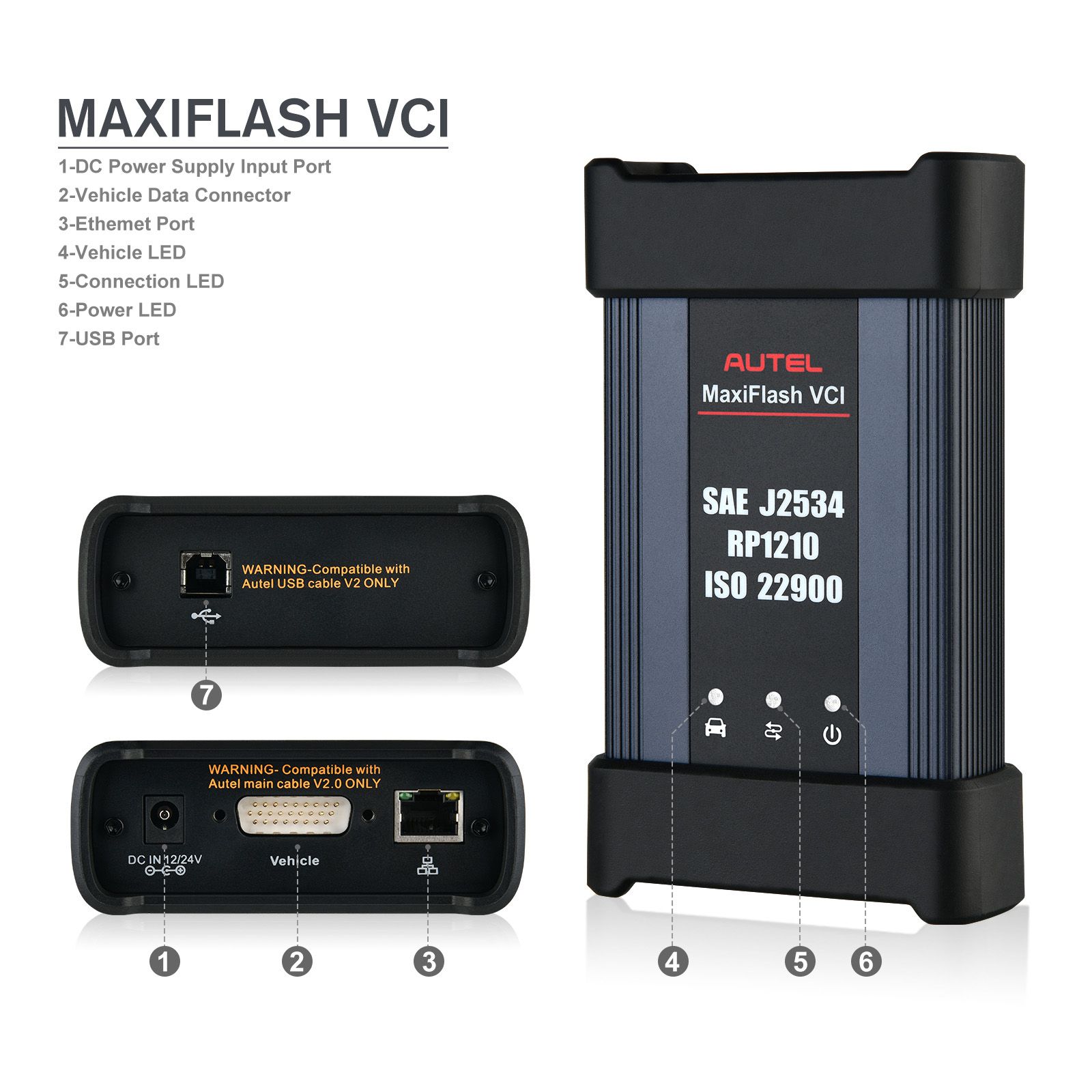 2023 Autel MaxiCOM Ultra Lite Intelligentes Diagnosewerkzeug Mehrsprachige Unterstützung Geführte Funktionen Holen Sie sich kostenlos MaxiVideo MV108
