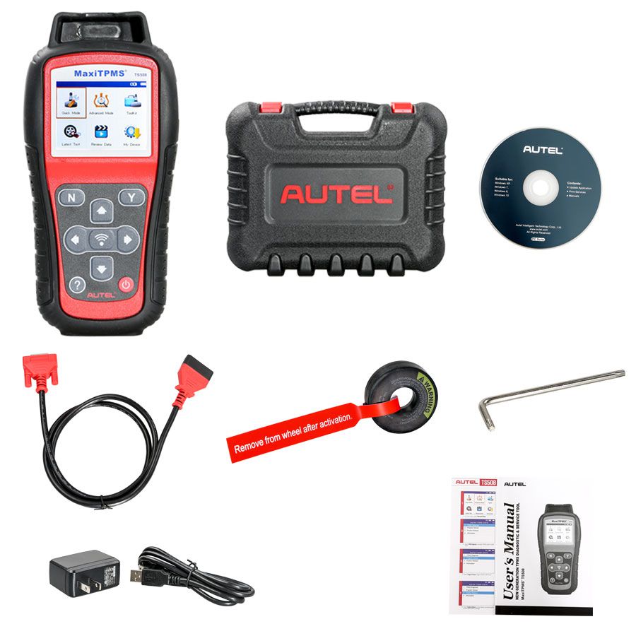 Herramienta de diagnóstico y reaprendizaje de autoel maxitpms ts508 tpms con modo rápido / avanzado (versión actualizada de ts501 / ts408)