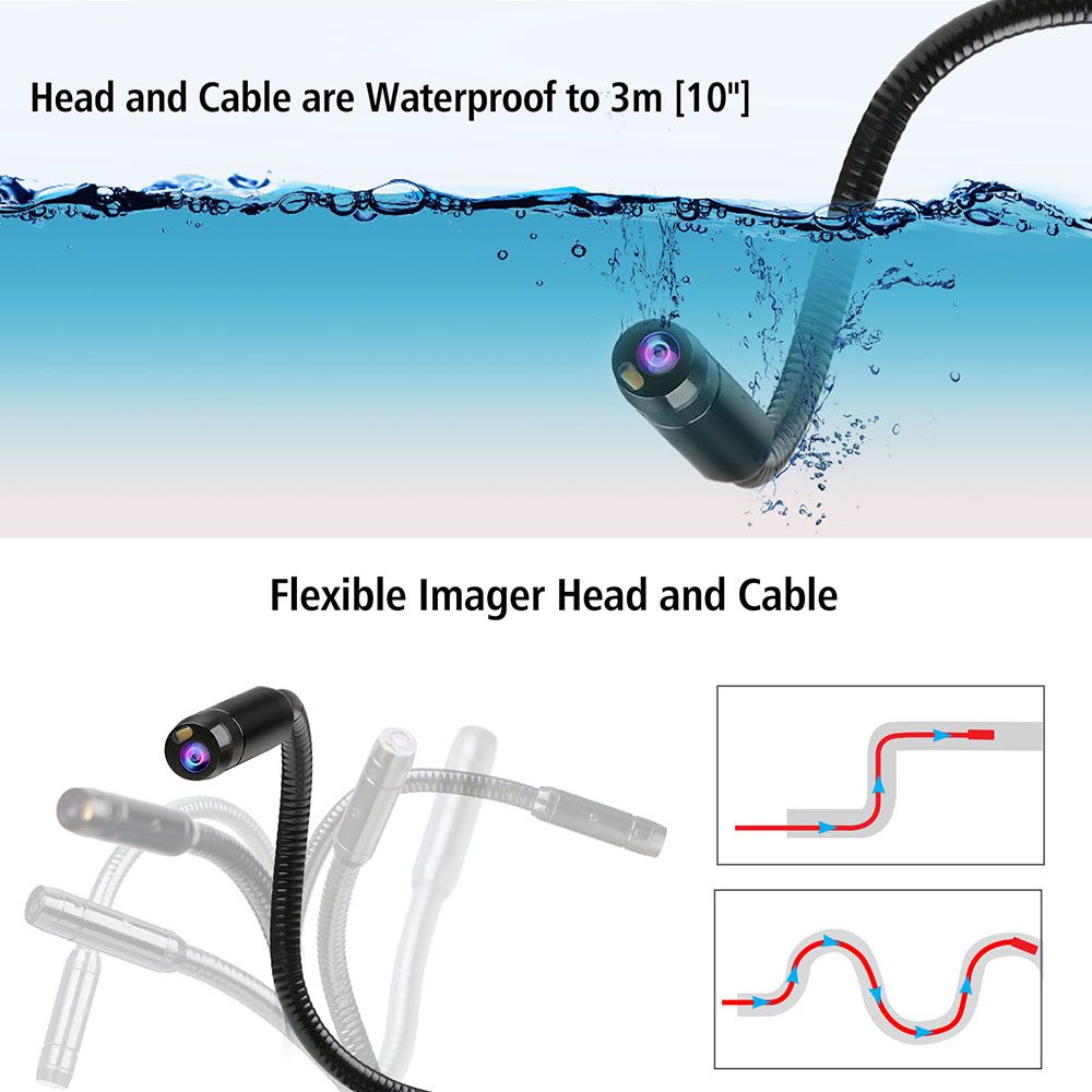 El cabezal de imagen autoel maxivideo mv400 / mv208 8 8,5 mm reemplaza el USB mvihc8.5