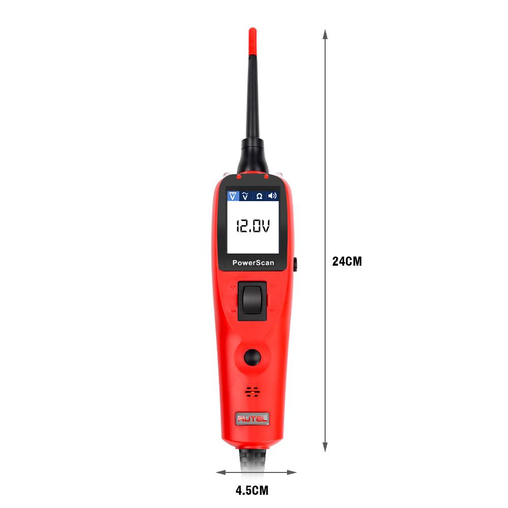 Herramienta de diagnóstico del sistema eléctrico autoel powerscan ps100