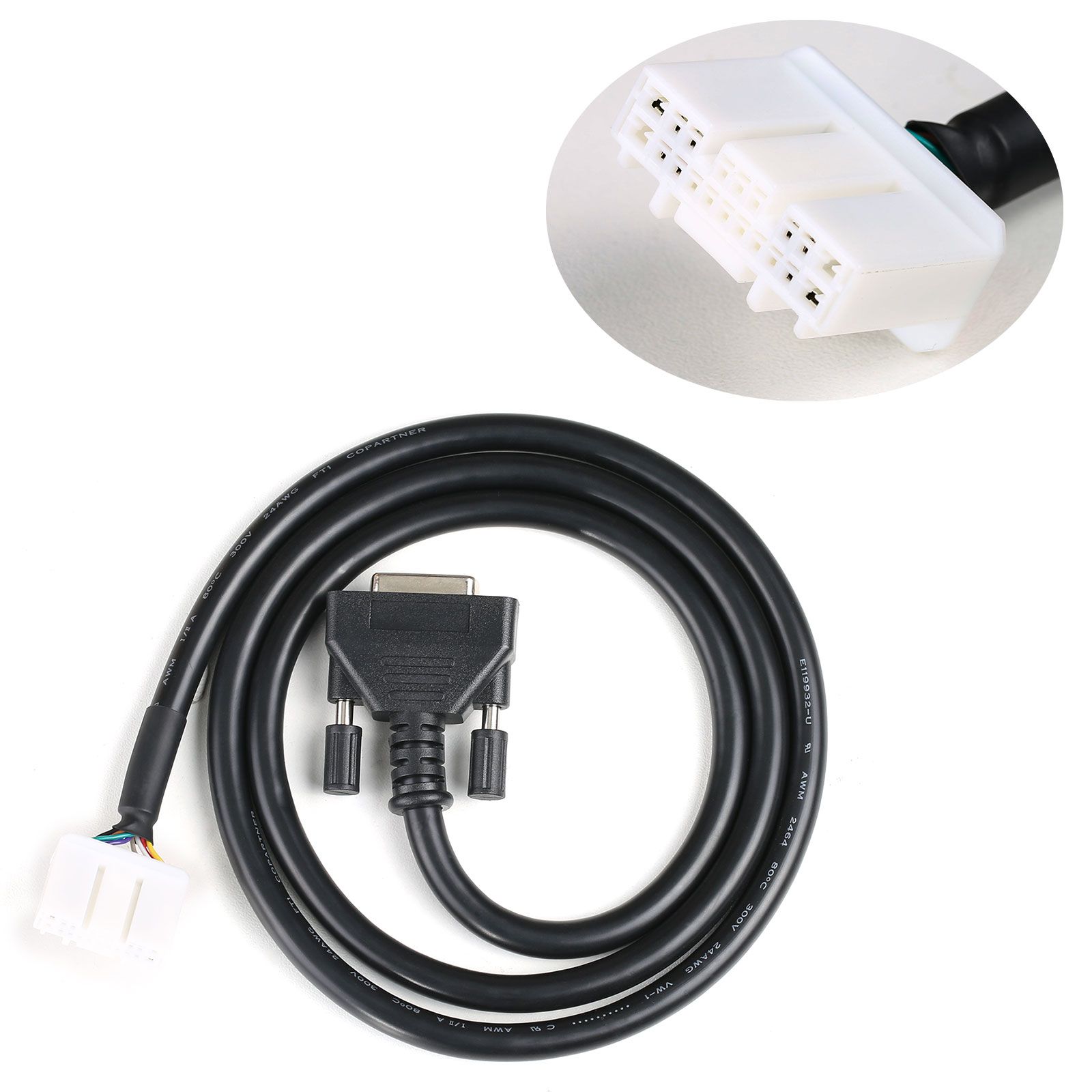 El cable original del conector de diagnóstico de Autel Tesla para los modelos Tesla s y X se puede utilizar con la tableta maxisys ultra / ms909 / ms919