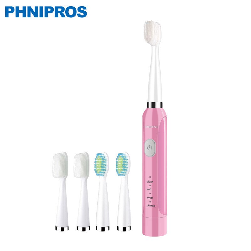 Cepillo de dientes automático cepillo de dientes eléctrico para adultos impermeable acústico cuidado dental femenino blanqueamiento cepil eléctrico dientes