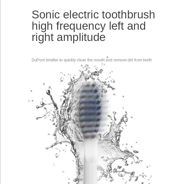 Cepillo de dientes automático cepillo de dientes eléctrico para adultos cepillo de dientes acústico impermeable cuidado dental femenino blanqueamiento cepil eléctrico dientes