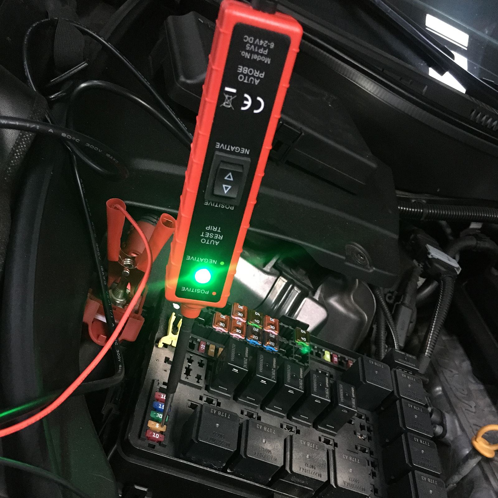 Nueva herramienta de diagnóstico del sistema eléctrico multifuncional powerscan detector de circuitos automotrices escaneo de energía automotriz