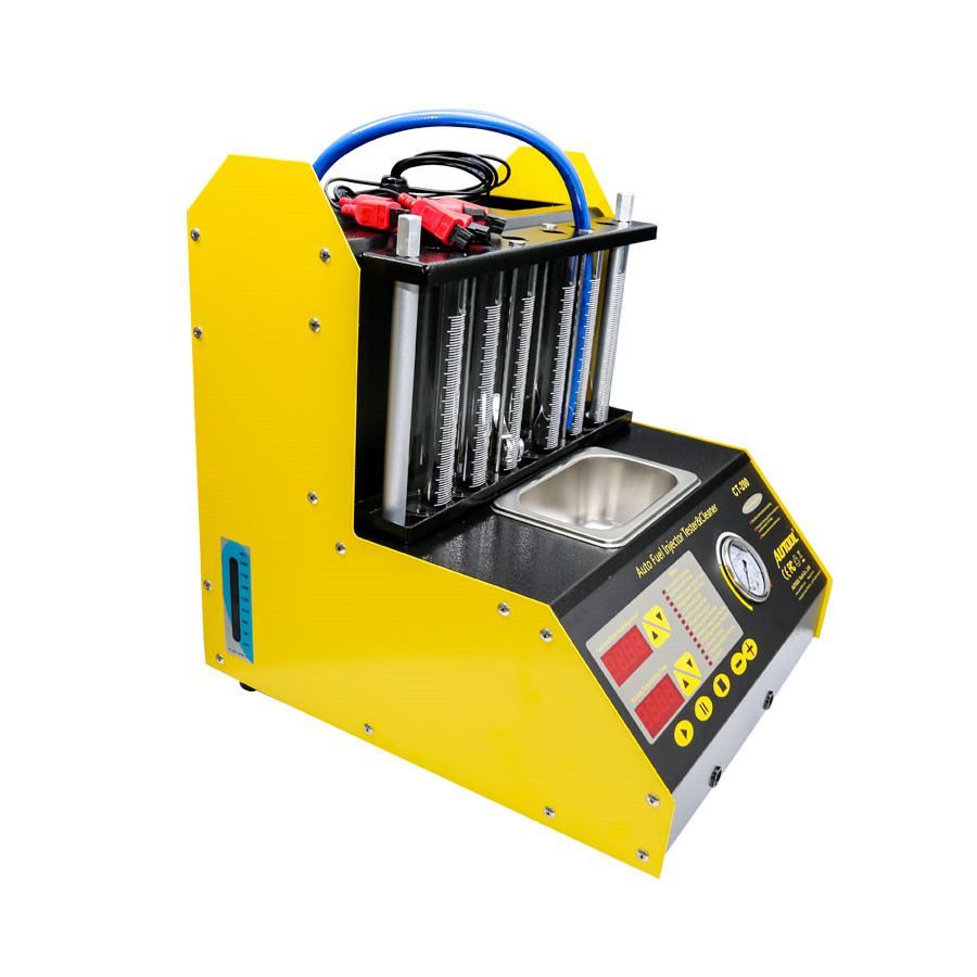 Limpiador de inyectores ultrasónicos autool ct200 y soporte del probador 110v / 220v, con panel en inglés