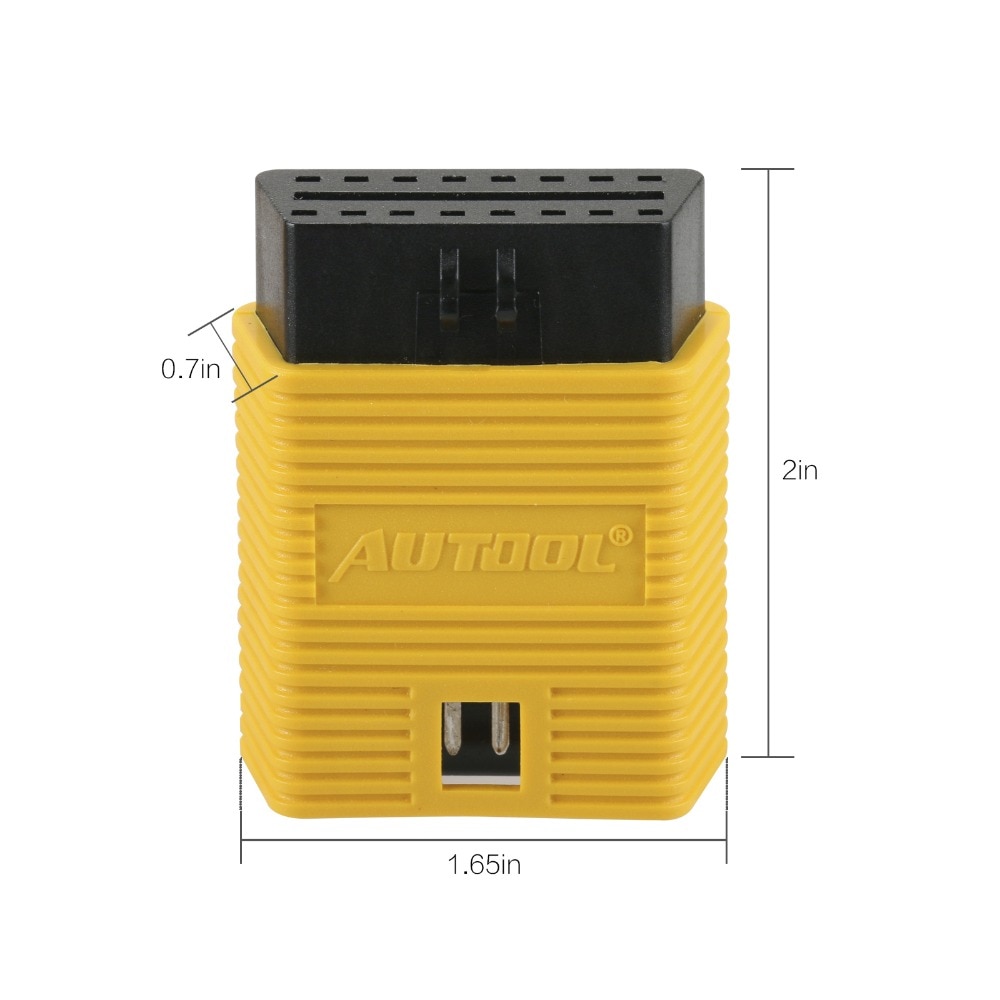 AUTOOL OBDII 16Pin Extension Connector Universal Extension Plug For ELM327/AL519/Easydiag Launch Obd Scanner Adapter