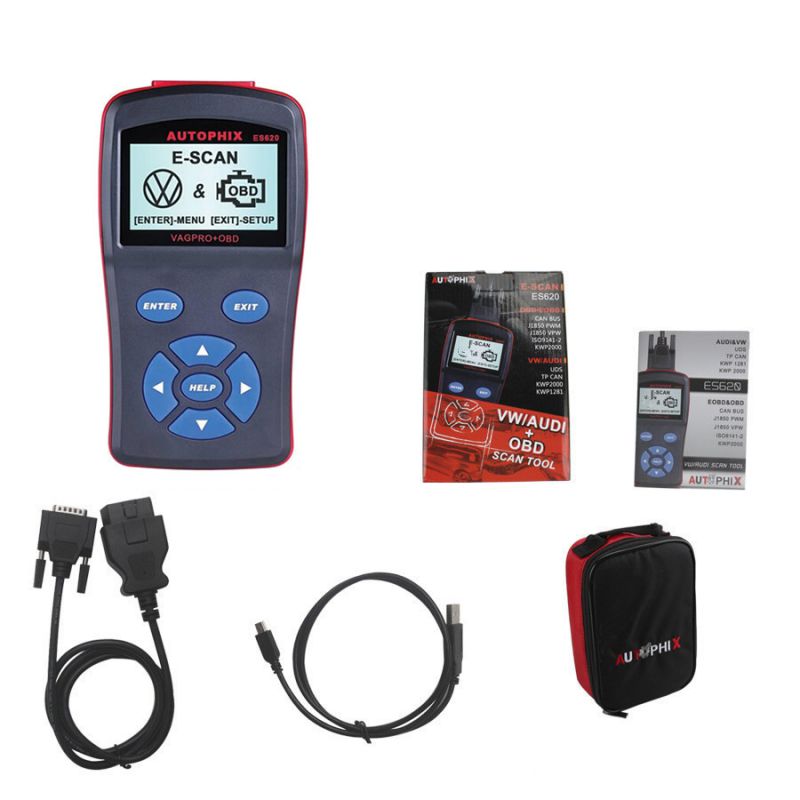 AUTOPHIX E-SCAN ES620 Scanner Support OBD2 VW Protocols(Including UDS Protocols)