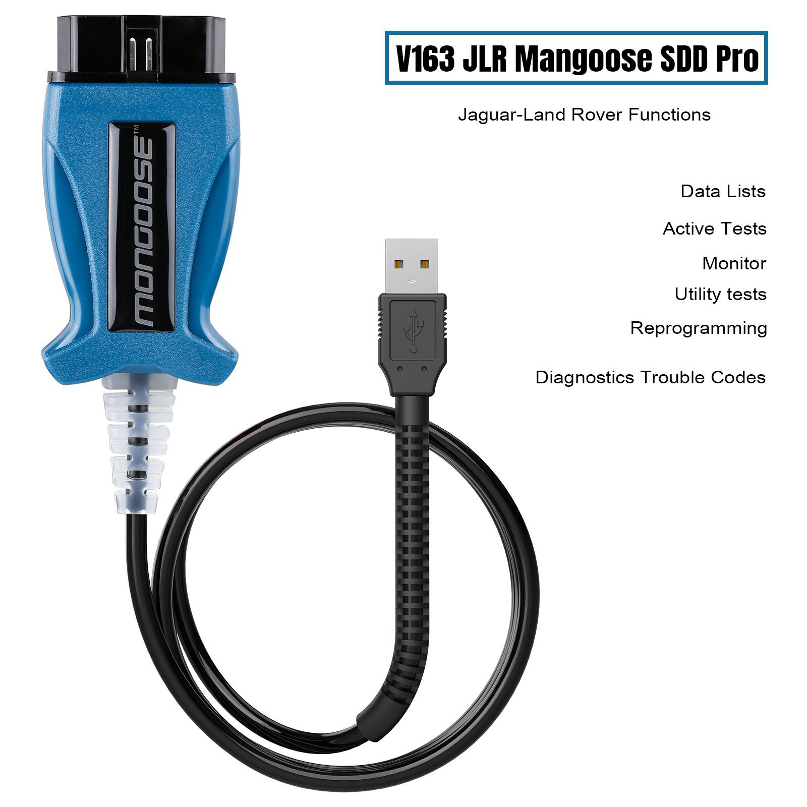 La mejor calidad del chip completo v163 jlr mangouse SDD pro apoyado por Jaguar y Land Rover hasta 2017