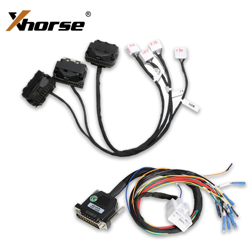 El cable clonado BMW DME viene con múltiples adaptadores b38 - n13 - N20 - n52 - n55 - msv90 para su uso con vvdi prog / CGDI BMW / at200