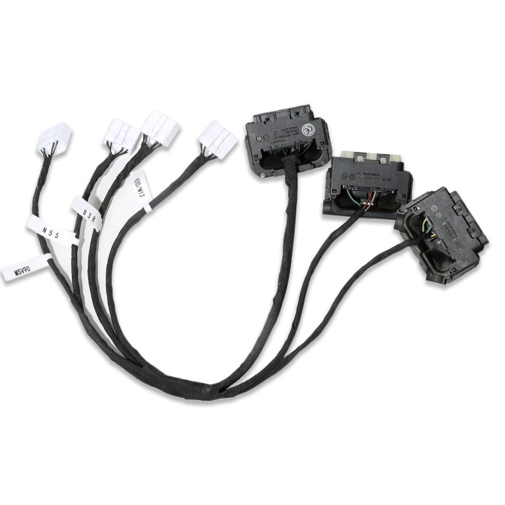 El cable clonado BMW DME viene con múltiples adaptadores b38 - n13 - N20 - n52 - n55 - msv90 para su uso con vvdi prog / CGDI BMW / at200